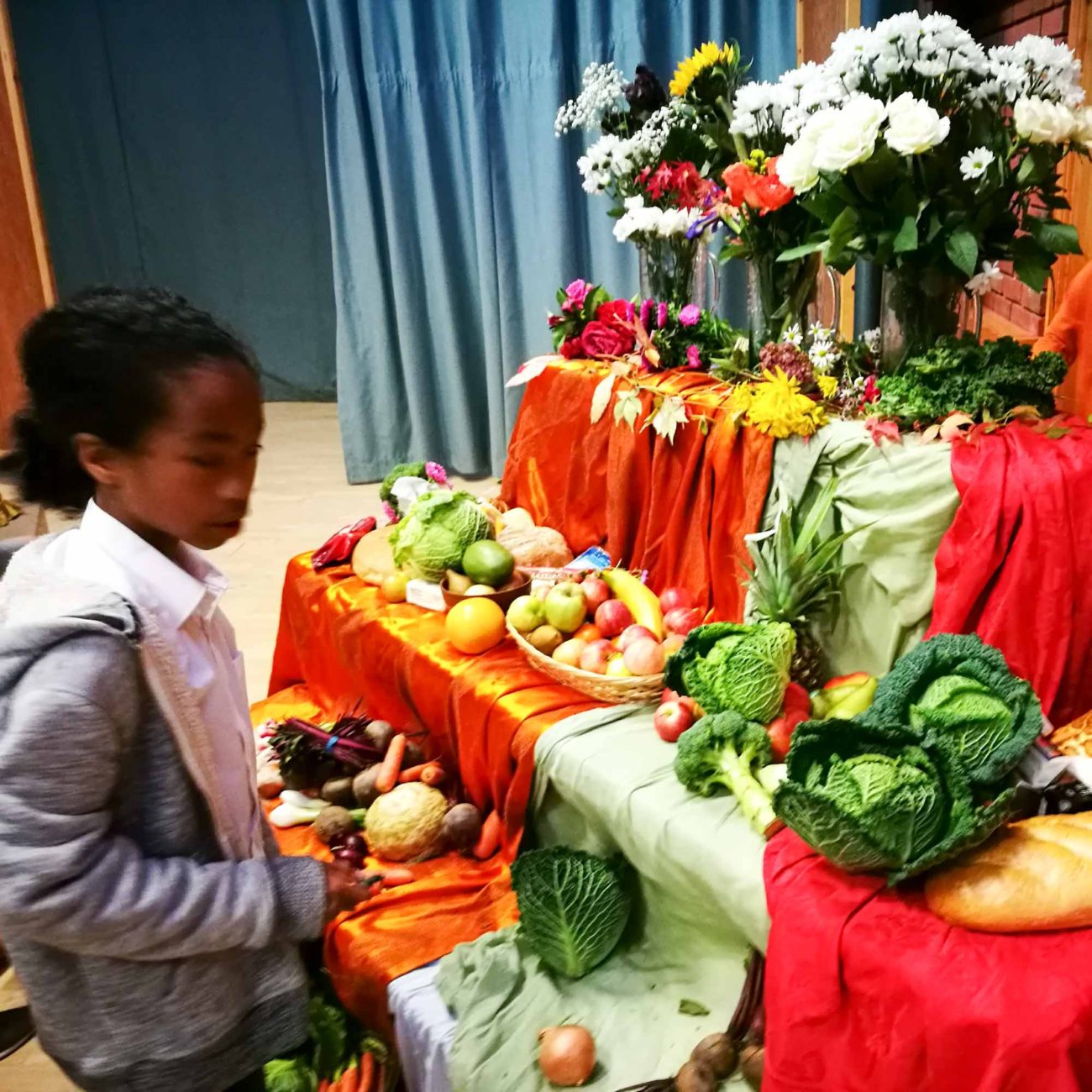 Michaelmas Festival harvest table at Ringwood Waldorf School