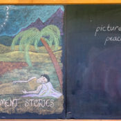 Blackboard drawing at Ringwood Waldorf School - Class 3-the old testament