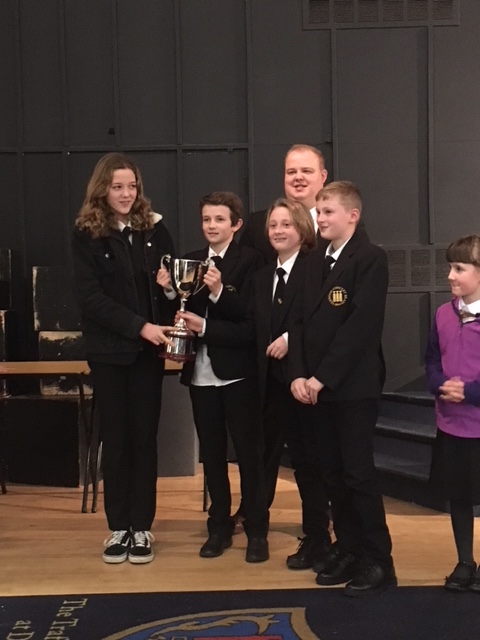Students from Ringwood Waldorf School win Brass Band Trophy from the Wessex Brass Band Association