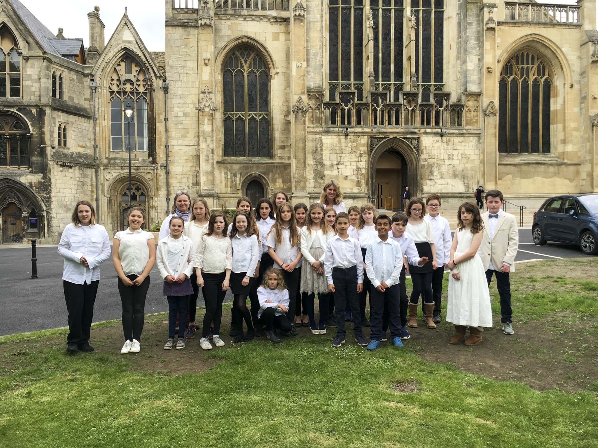 Ahoy Concert at Gloucester Cathedral with pupils from Ringwood Waldorf School and Wynstones May 2018
