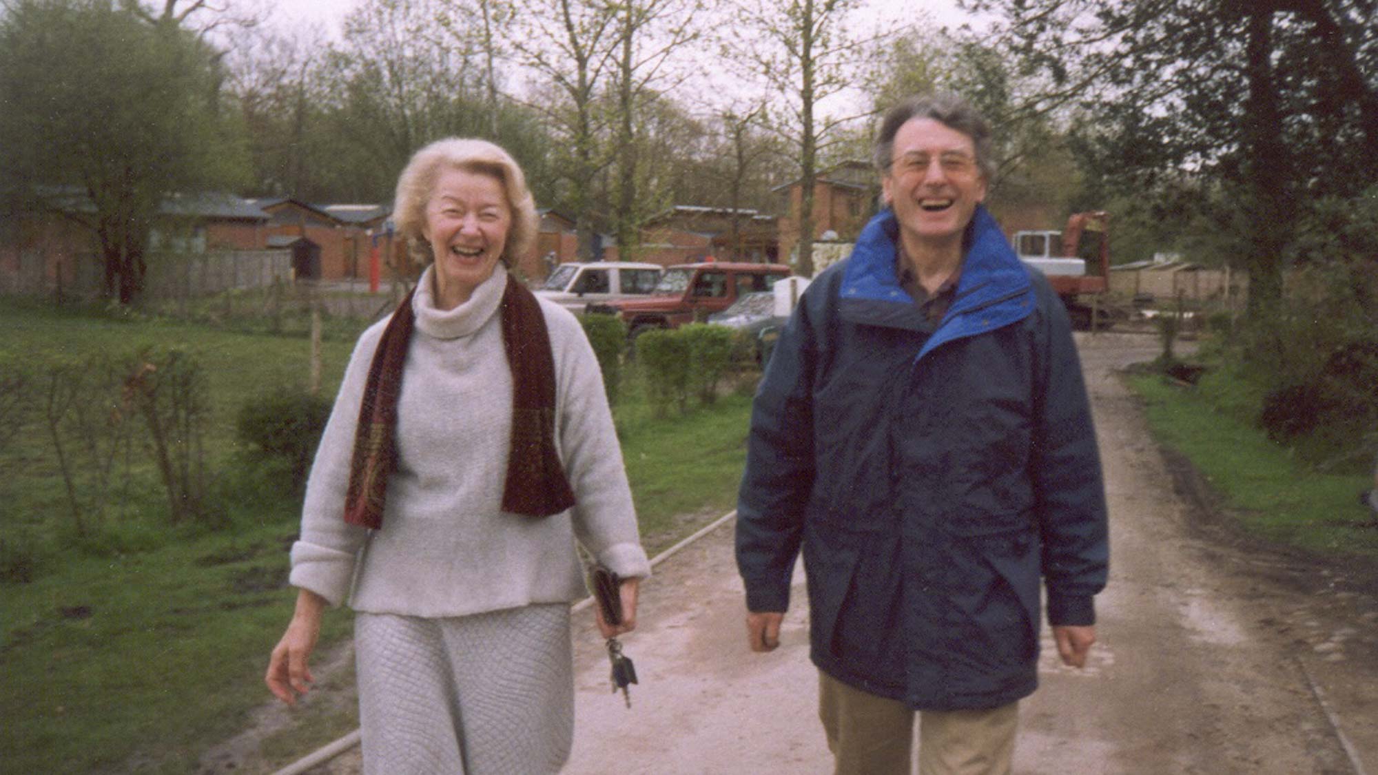 photo of Christine and Keir Polyblank - founder and architect of the school