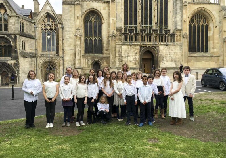 Ahoy Concert at Gloucester Cathedral with pupils from Ringwood Waldorf School and Wynstones May 2018