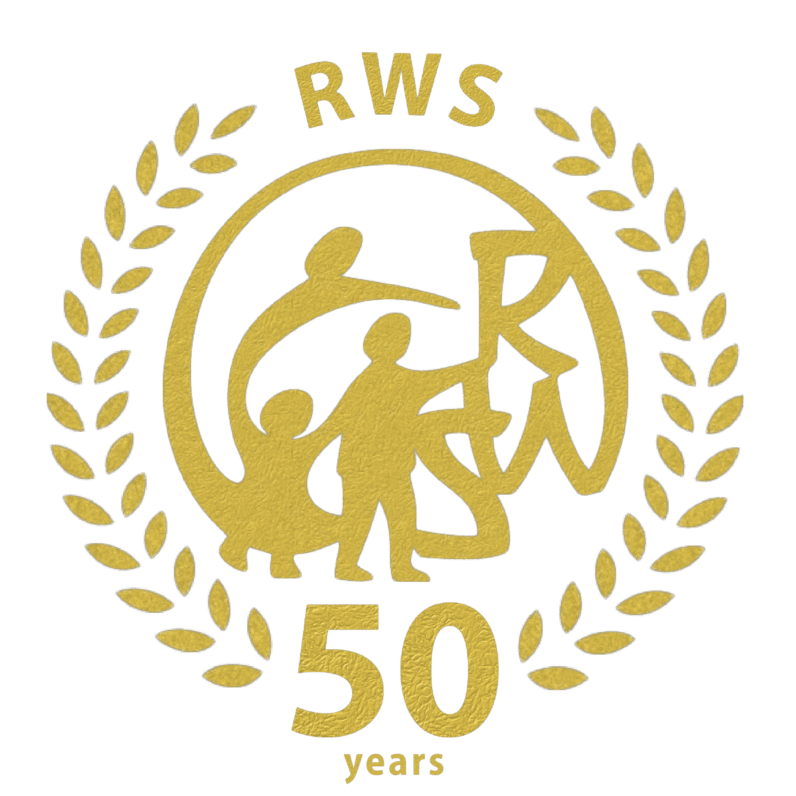 rws 50 logo_gold